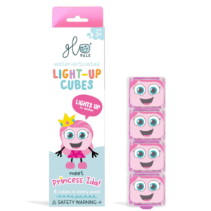 Glo Pals - Water Activated Light-Up Sensory Toys - Princess Ida (4 Pack)